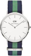 DANIELWELLINGTONCLASSICNATOWARWICKSILVERWATCH-NAVY/GREEN