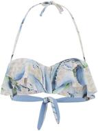 MARAHOFFMANWOMEN'SRUFFLEBANDEAUBIKINITOP-ALOEPINK