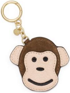 Monkey Leather Key Fob