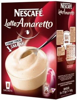 NescafeAmaretto8Sachets1DoosjeVan140Gr