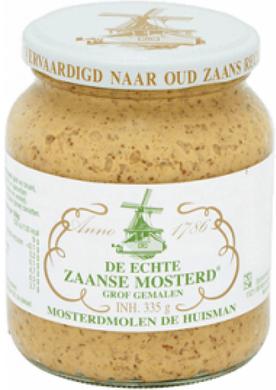 Huisman Zaanse grove mosterd (1 pot van 335 gram)