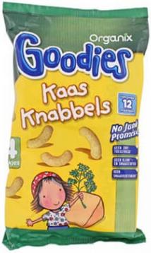 ORGANIXGOODIESOrganixGoodies12mndKaasKnabbels4ZakjesVan15Gr€3,