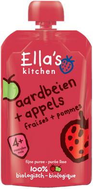 Ella's Kitchen 4mnd Aardbei Appel (1 Knijpzakje van 100 gr)