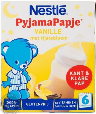 Nestle Pyjamapapje Vanille (3 Pakjes van 250 ml)