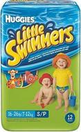 HuggiesLittleSwimmers7-15Kg1PakVan12Stk