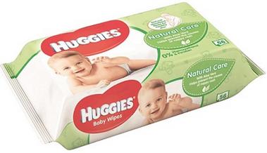 Huggies Wipes natural care kit (1 pakje met 56 st)