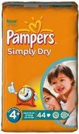 PampersSImplyDryMaxiPlusVoordeelpak1PakVan44Stk