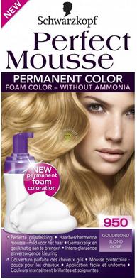 SchwarzkopfPerfectMousseKleuring950Goudblond1DoosVan1Stk