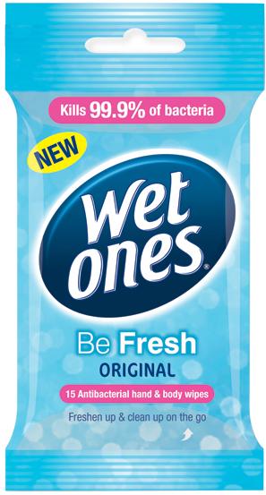 Wet Ones Be Fresh 15 Travel Pack