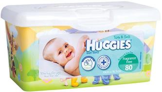 HuggiesBabyWipesUnscented80Tub