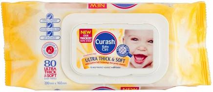 CurashUltraThick&SoftWipes80Pack