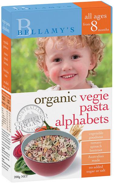 Bellamy'sOrganicVegieAlphabets200g