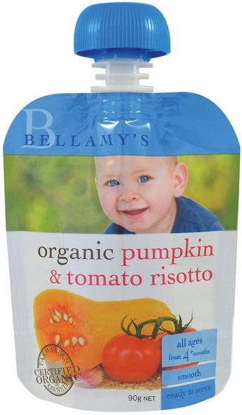 Bellamy's Organic Pumpkin & Tomato Risotto 90g