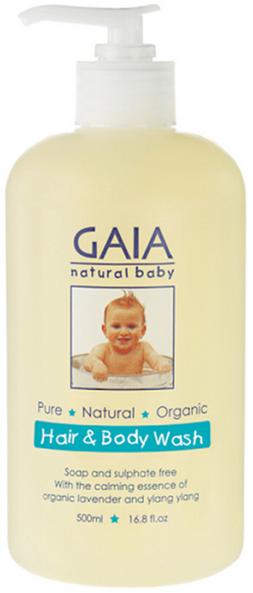 GaiaNaturalBabyHair&BodyWash500ml