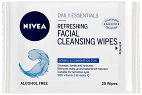 NiveaVisageRefreshingFacialCleansingNormalAndCombinationSkin25Wipes