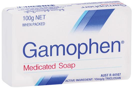 GamophenAntibacterialMedicatedSoap100g