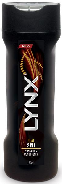 Lynx Dual 2 In 1 Shampoo & Conditioner 355ml