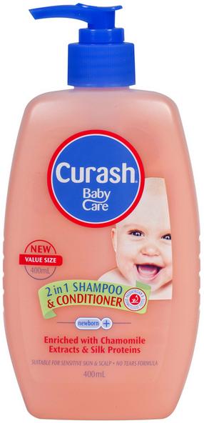 CurashBaby2In1Shampoo&Conditioner400ml