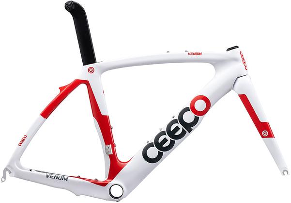 CeepoVenomTimeTrialFrameset-White/Red