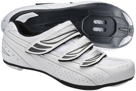 ShimanoR171CarbonRoadCyclingShoes-White