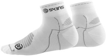 SkinsCycleQuarterLengthSocks-White