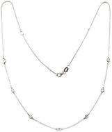 EFFY14KWhiteGoldDiamondStationNecklace