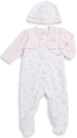 LITTLEMEBunnyFootieAndHatSet