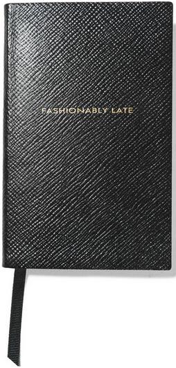 SMYTHSONPanamaFashionablyLateTextured-leatherNotebook