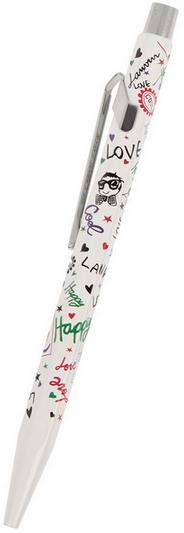 LANVIN + Caran d'Ache printed acetate ballpoint pen