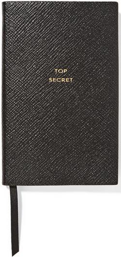 SMYTHSONTopSecretTextured-leatherNotebook