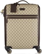GUCCIGranTurismoLeather-trimmedCoatedCanvasTravelTrolley