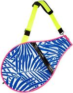 MONREALLONDONTrophyPrintedCanvas,VinylAndPatent-leatherTennisRacketCover