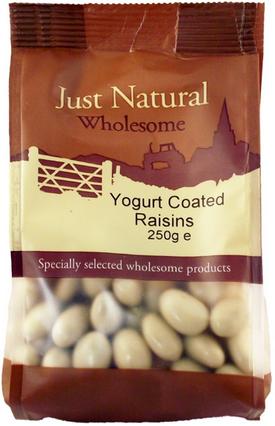Just Natural Wholesome Yoghurt Coated Raisins 250g