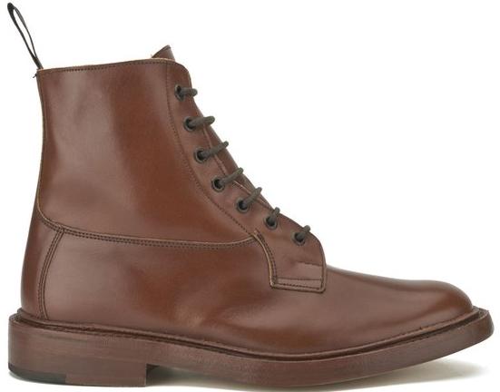 TRICKER'S MEN'S BURFORD LEATHER BOOTS - TAN