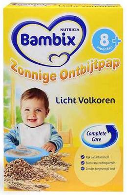 Bambix Sunny Breakfast Porridge Light Wholemeal (8 months +)