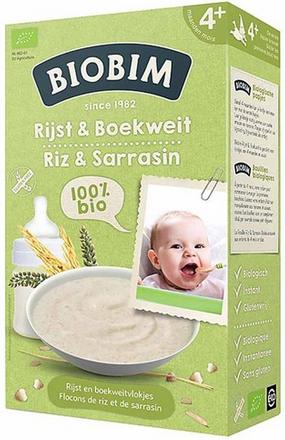 Biobim Rice and Buckwheat - Organic mixed cereals - from 4 months