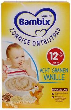 Bambix Sunny Breakfast Porridge Eight Grains Vanilla (12 months +)