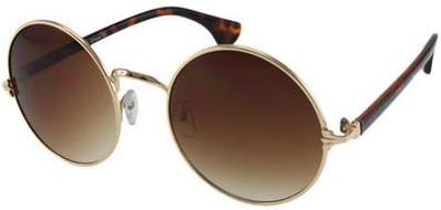 TheJulesSunglassesInGold&Brown