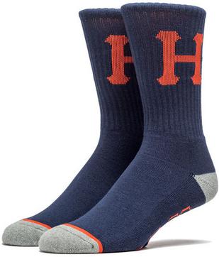 The Classic H Crew Socks in Navy
