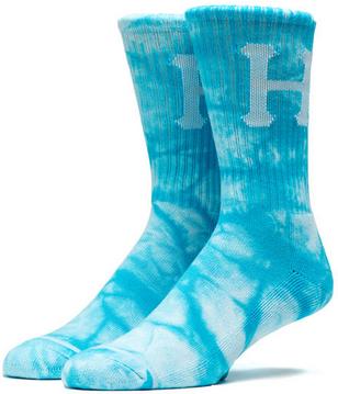 The Crystal Wash H Socks in Teal