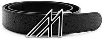 MintAnacondaBeltBlackPlatinumMBuckle