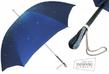 PasottiWomenManualOpeningDoubleClothSwarovskiUmbrellaBlue