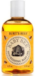 Burt'sBees小蜜蜂宝宝小麦杏仁婴儿润肤按摩油118ml