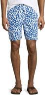 NeimanMarcusHawaiiPrintedSwimTrunks,Royal