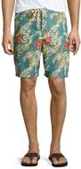 TailorVintageWaikiki-PrintSwimTrunks,GreenMulti