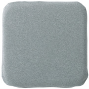 棉天竺坐垫套方型36×36cm/灰色