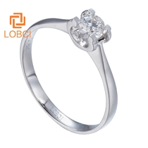 洛宝希女士钻石戒指求婚定情钻戒订婚结婚戒指裸钻定制L196