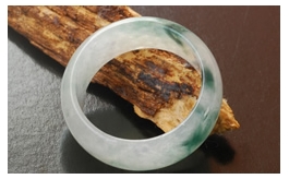天然翡翠戒指-四月晨光老坑冰種飄花圓潤清新靈秀指環
