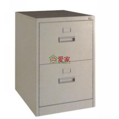 二斗卡箱卡片柜抽屜鐵皮柜帶鎖快勞柜辦公文件柜
