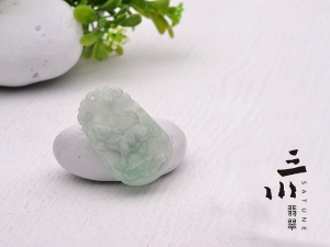 天然A貨翡翠生肖鼠